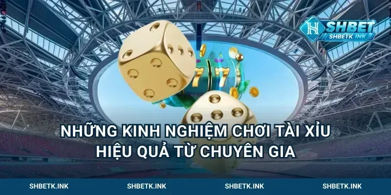 Những kinh nghiệm chơi tài xỉu hiệu quả từ chuyên gia